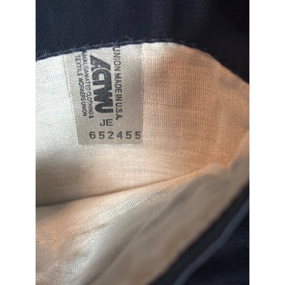 Vtg Polo University polo club by Ralph Lauren Mens Two-Button Navy Plaid 42 - Picture 15 of 16